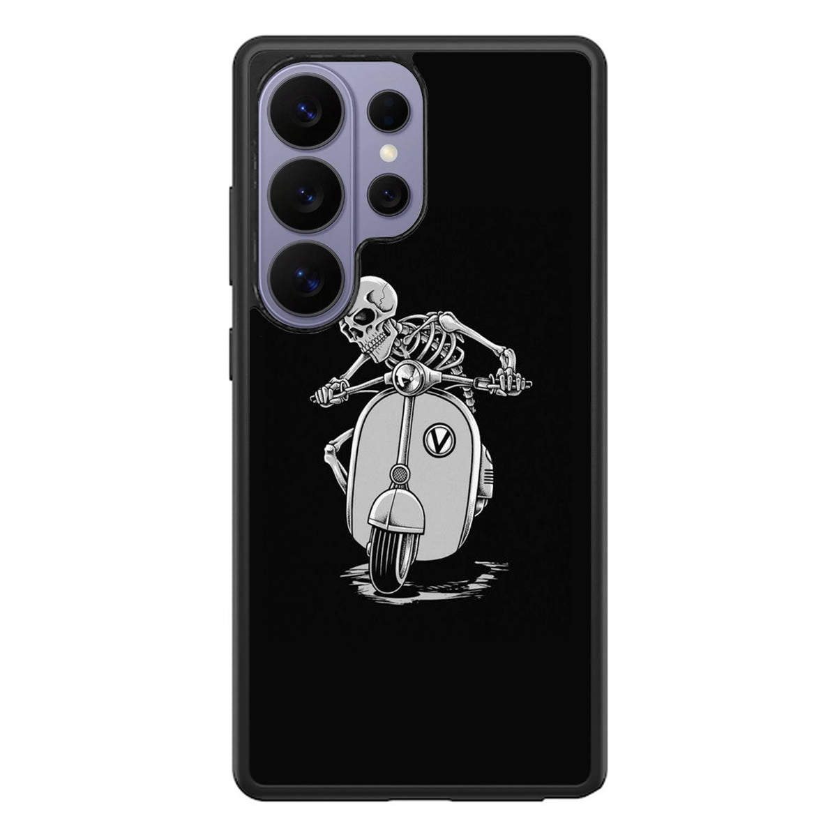 Skeleton Rides Scooter Samsung Galaxy S26 Ultra Case