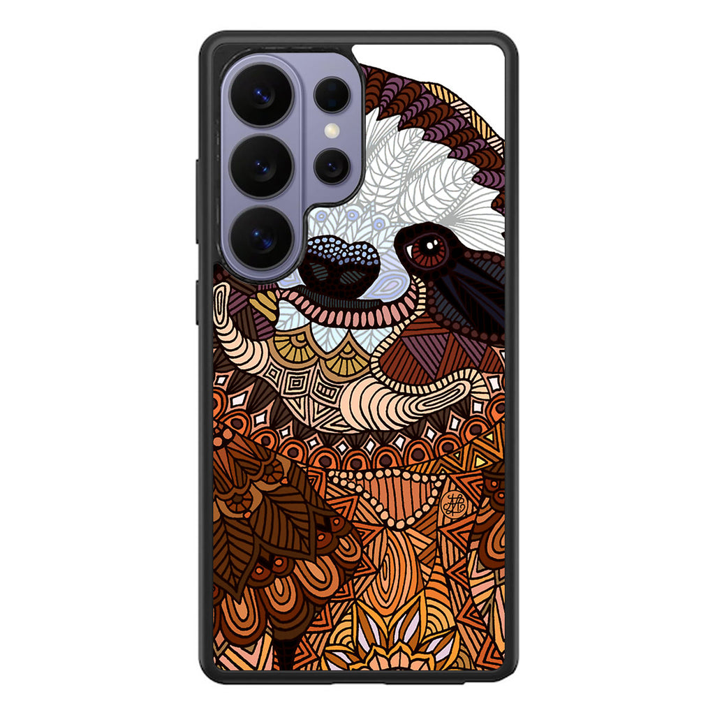 Sloth Ethnic Pattern Samsung Galaxy S26 Ultra Case