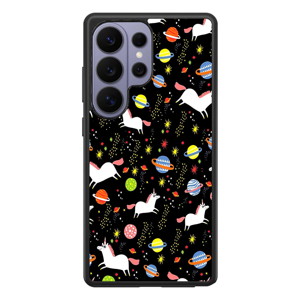 Space Unicorn Pattern Samsung Galaxy S26 Ultra Case