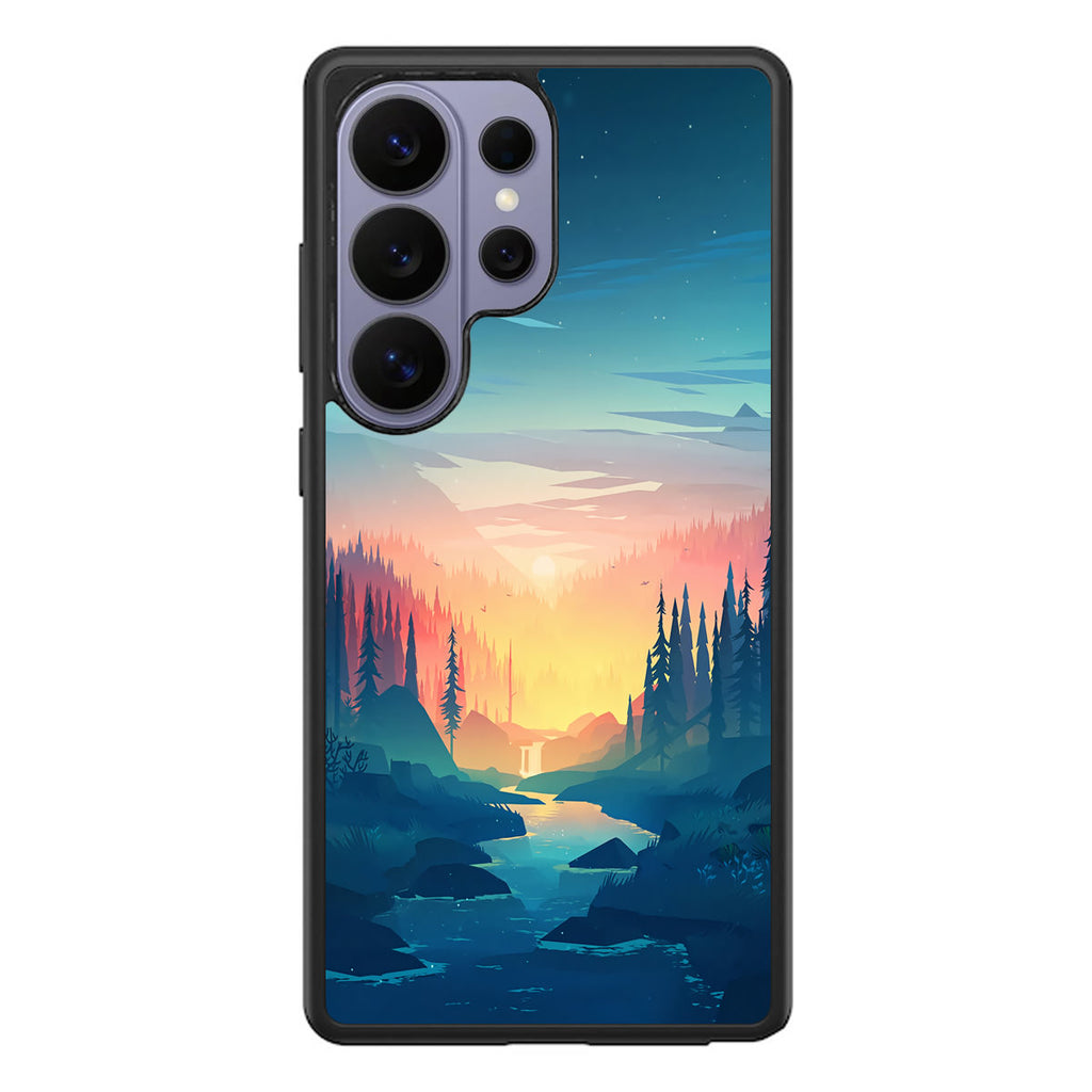 Sunset at The River Samsung Galaxy S26 Ultra Case