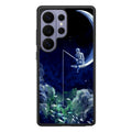 Tardis Walking To The Moon Samsung Galaxy S26 Ultra Case