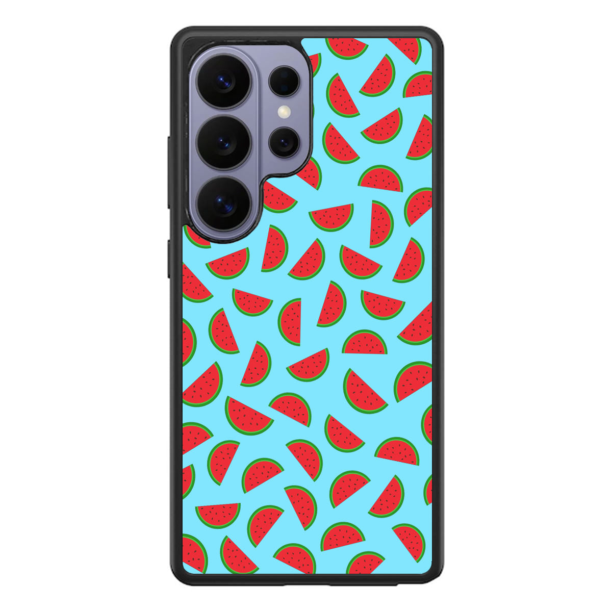 Watermelon Fruit Pattern Blue Samsung Galaxy S26 Ultra Case