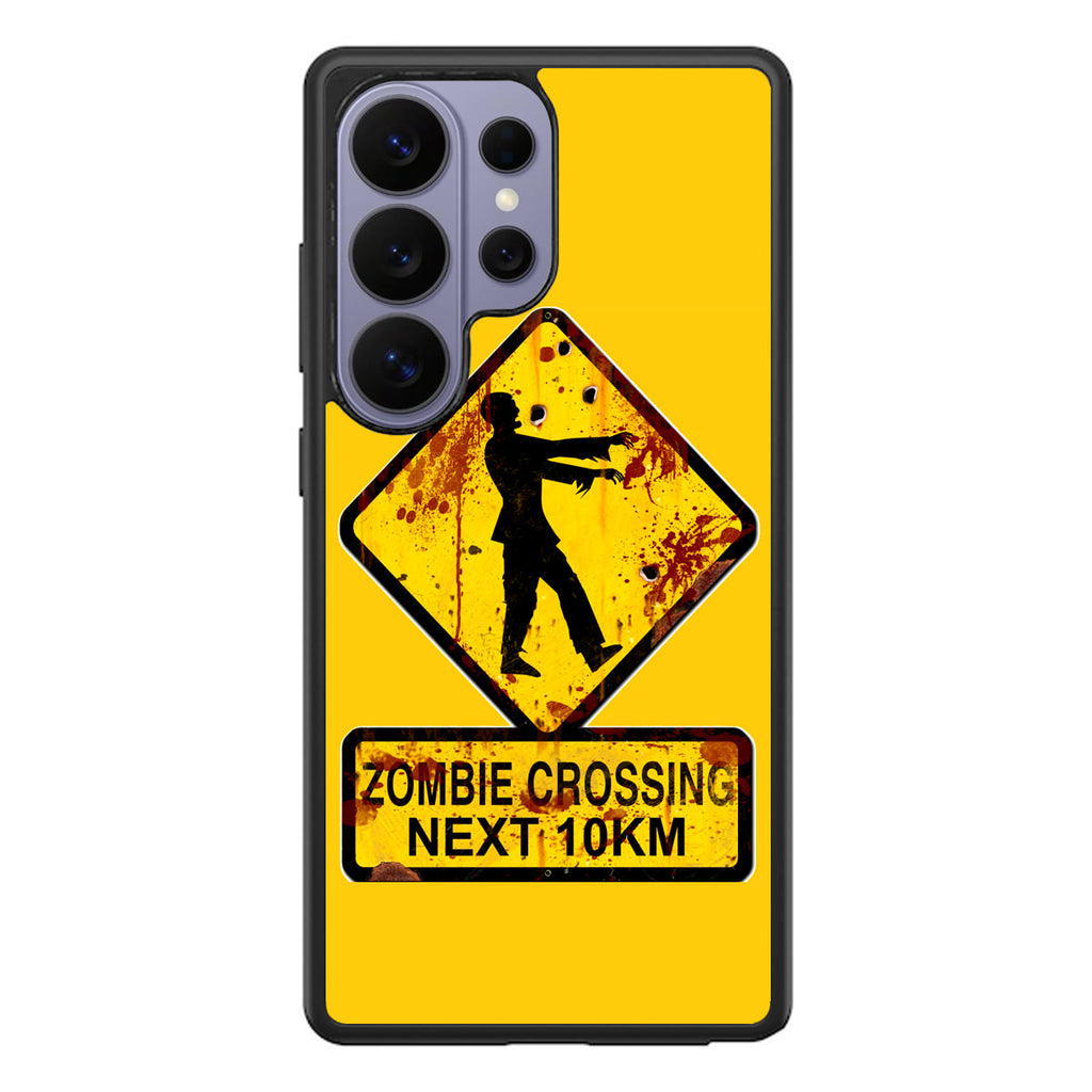Zombie Crossing Sign Samsung Galaxy S26 Ultra Case