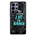 A Day To Remember Quote Samsung Galaxy S26 Ultra Case