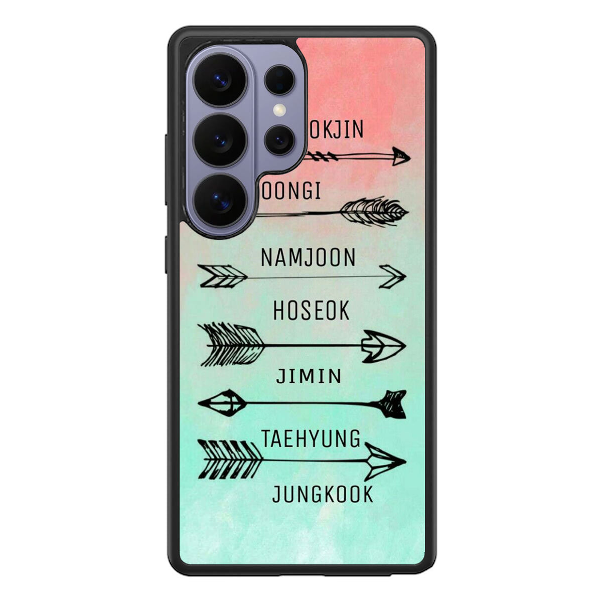 BTS Members Name Samsung Galaxy S26 Ultra Case