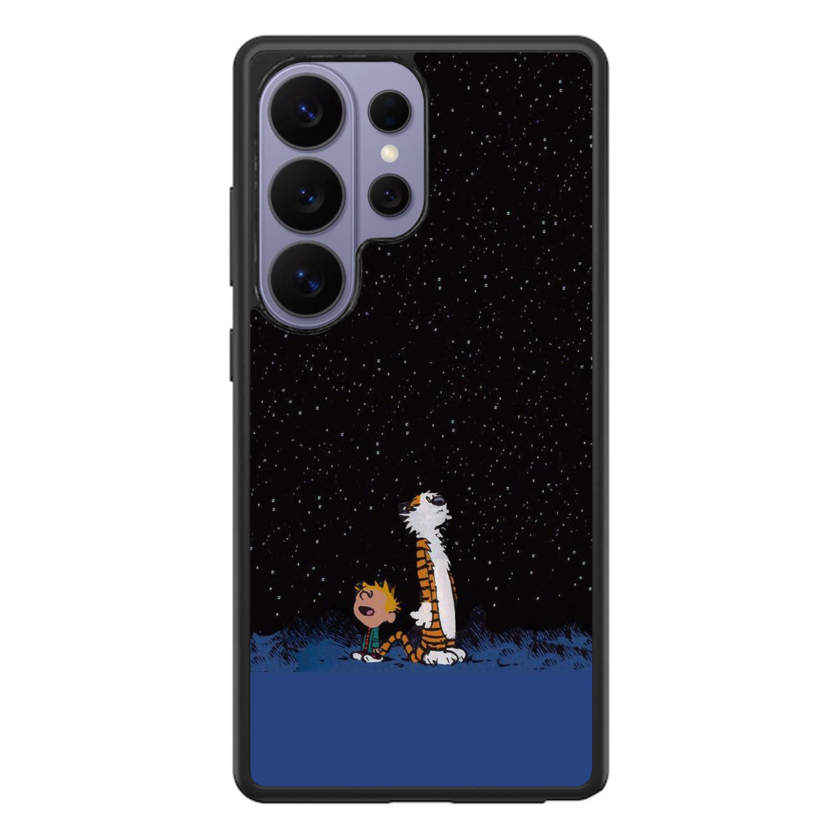 Calvin and Hobbes Space Samsung Galaxy S26 Ultra Case