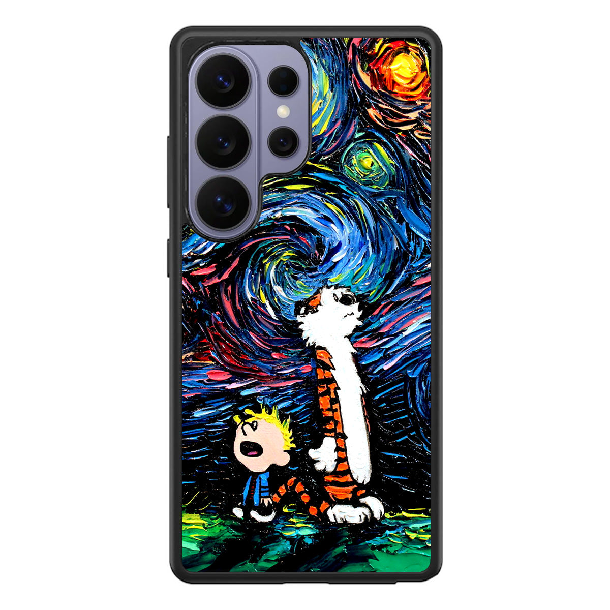 Calvin Art At Starry Night Samsung Galaxy S26 Ultra Case