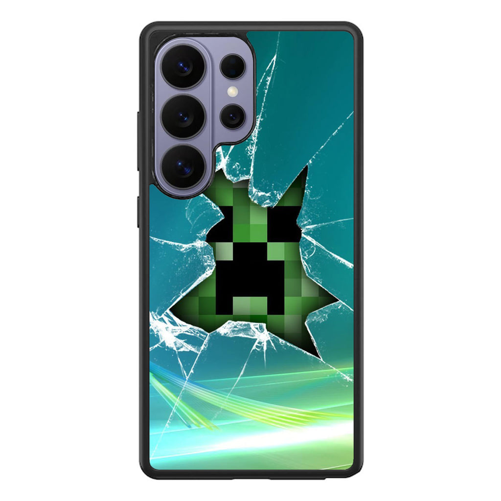Creeper Glass Broken Green Samsung Galaxy S26 Ultra Case