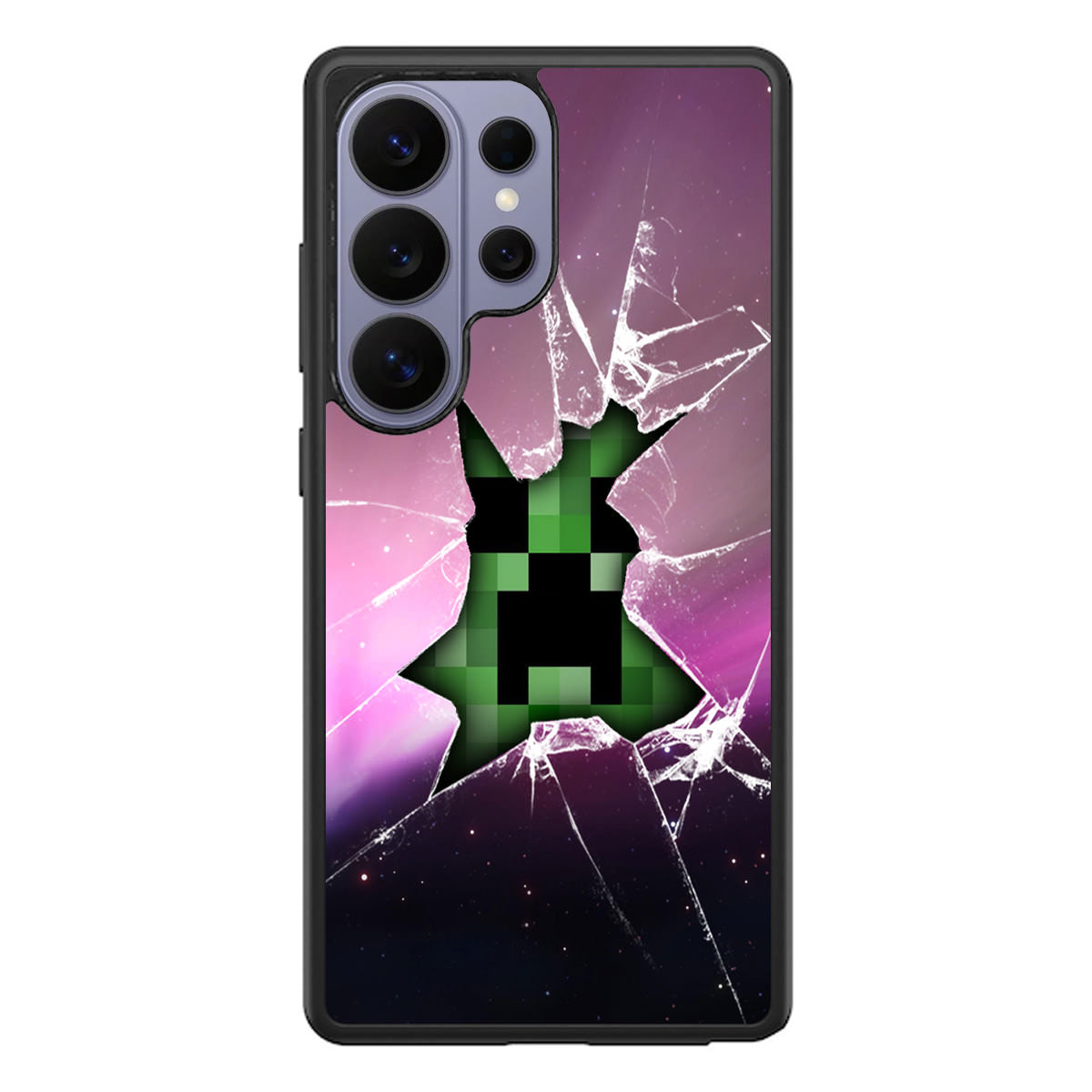 Creeper Glass Broken Violet Samsung Galaxy S26 Ultra Case