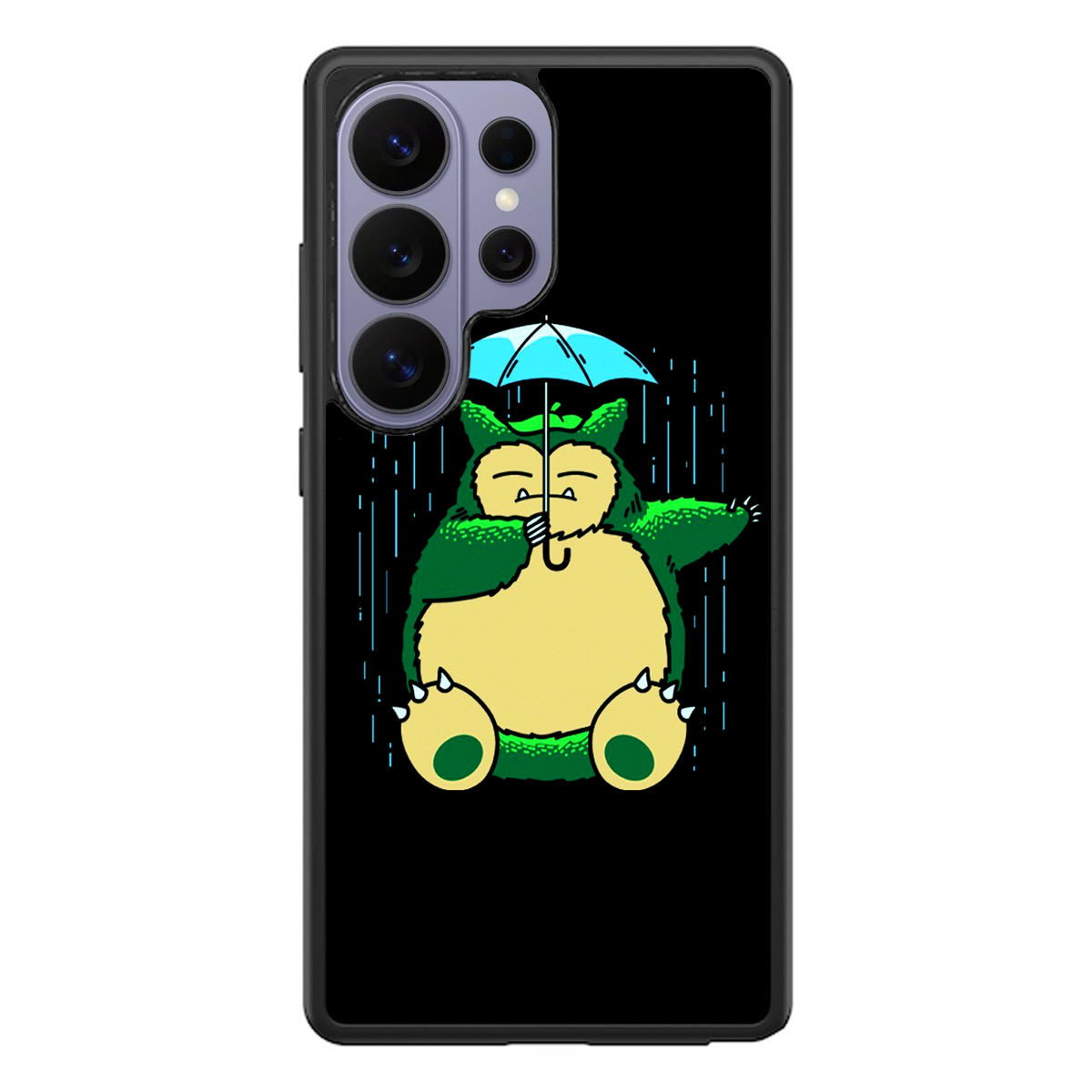 Cute Snorlax Umbrella Samsung Galaxy S26 Ultra Case