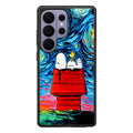 Dog Lying Under Starry Night Van Gogh Samsung Galaxy S26 Ultra Case