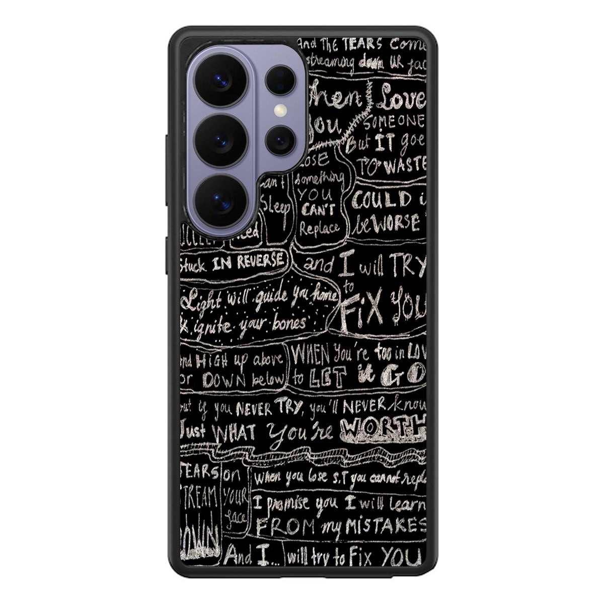 Fix You Lyrics Samsung Galaxy S26 Ultra Case