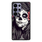 Girl Skull Flower Samsung Galaxy S26 Ultra Case