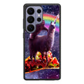 LLama And Sloth On Space Samsung Galaxy S26 Ultra Case