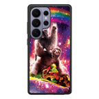 LLama Sloth And Cat Playing Together Samsung Galaxy S26 Ultra Case