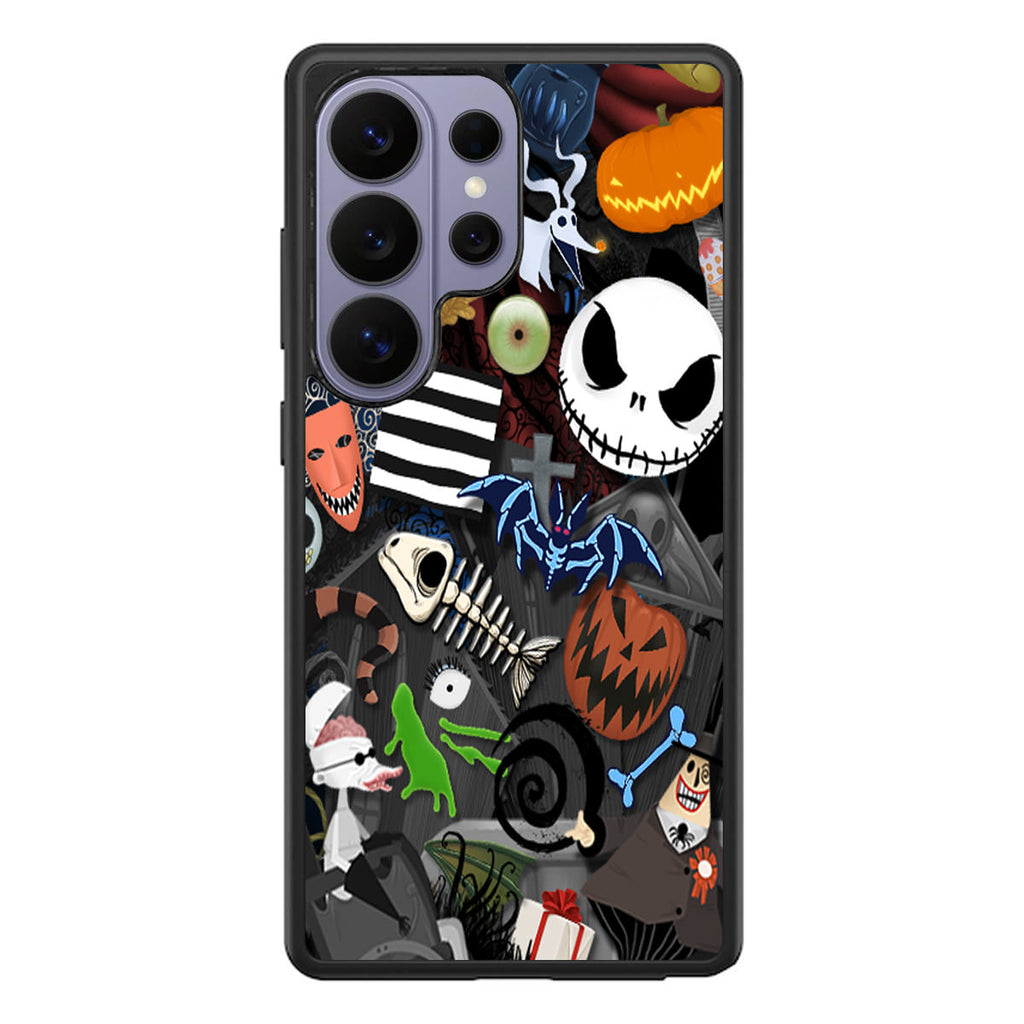 Nightmare Before Chrismast Collage Samsung Galaxy S26 Ultra Case
