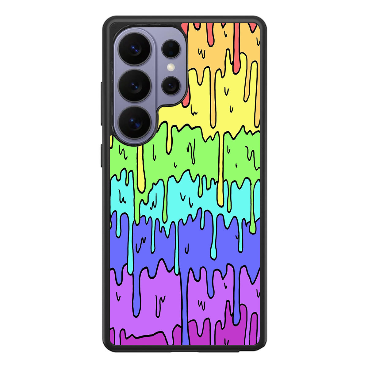 Pastel Kawaii Melting Rainbow Samsung Galaxy S26 Ultra Case