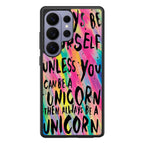 Rainbow Unicorn Quote Samsung Galaxy S26 Ultra Case