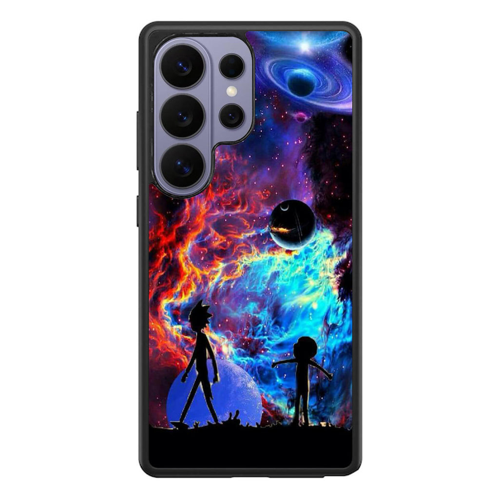 Rick And Morty Flat Galaxy Samsung Galaxy S26 Ultra Case
