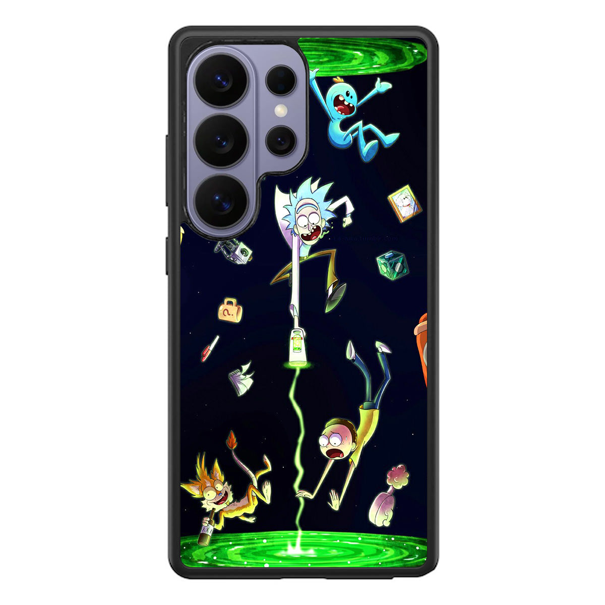 Rick And Morty Portal Fall Samsung Galaxy S26 Ultra Case