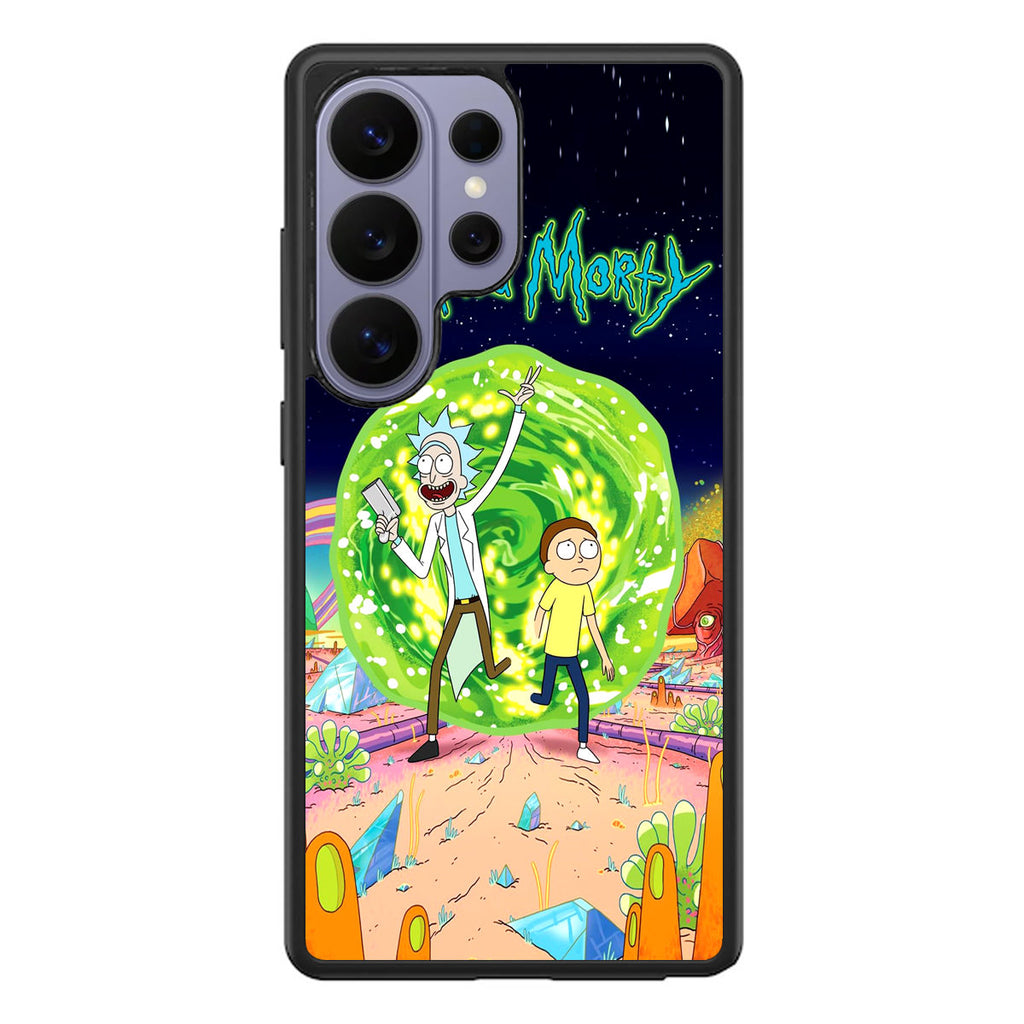 Rick And Morty Portal Gun Samsung Galaxy S26 Ultra Case