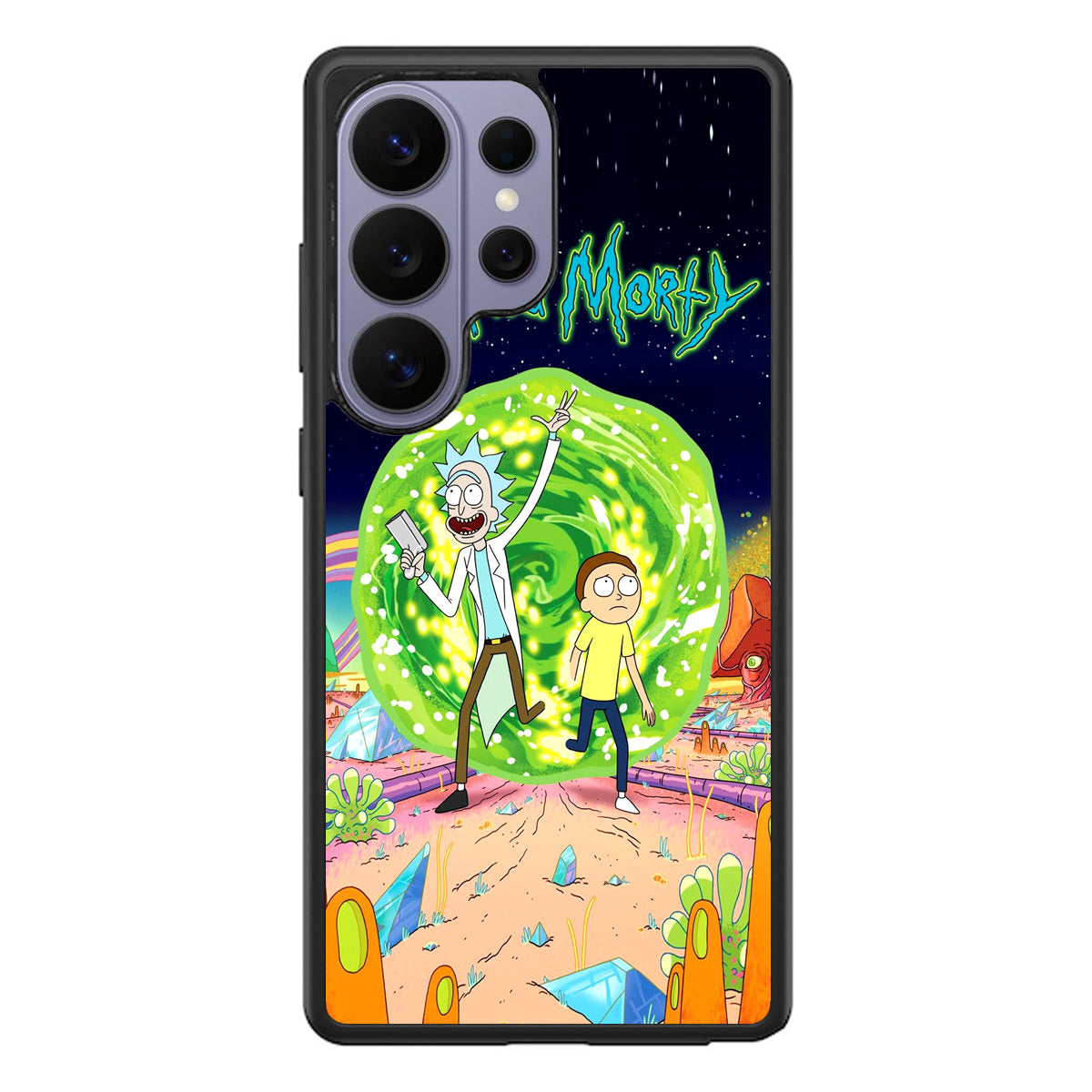 Rick And Morty Portal Gun Samsung Galaxy S26 Ultra Case