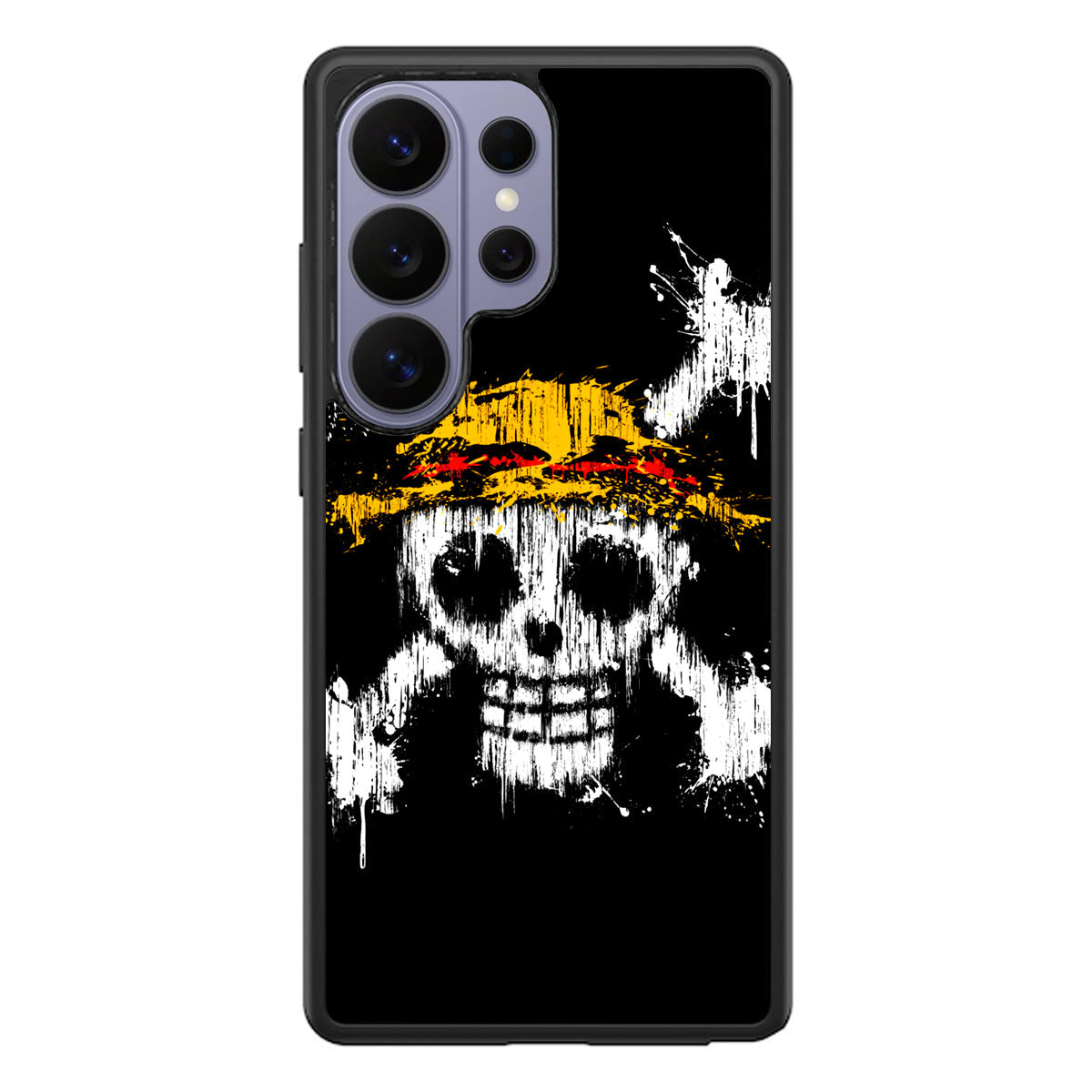 Straw Hat Pirate Logo Paint Samsung Galaxy S26 Ultra Case