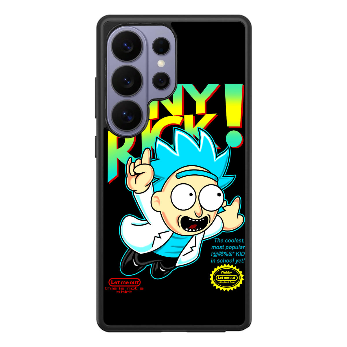 Tiny Rick Let Me Out Samsung Galaxy S26 Ultra Case