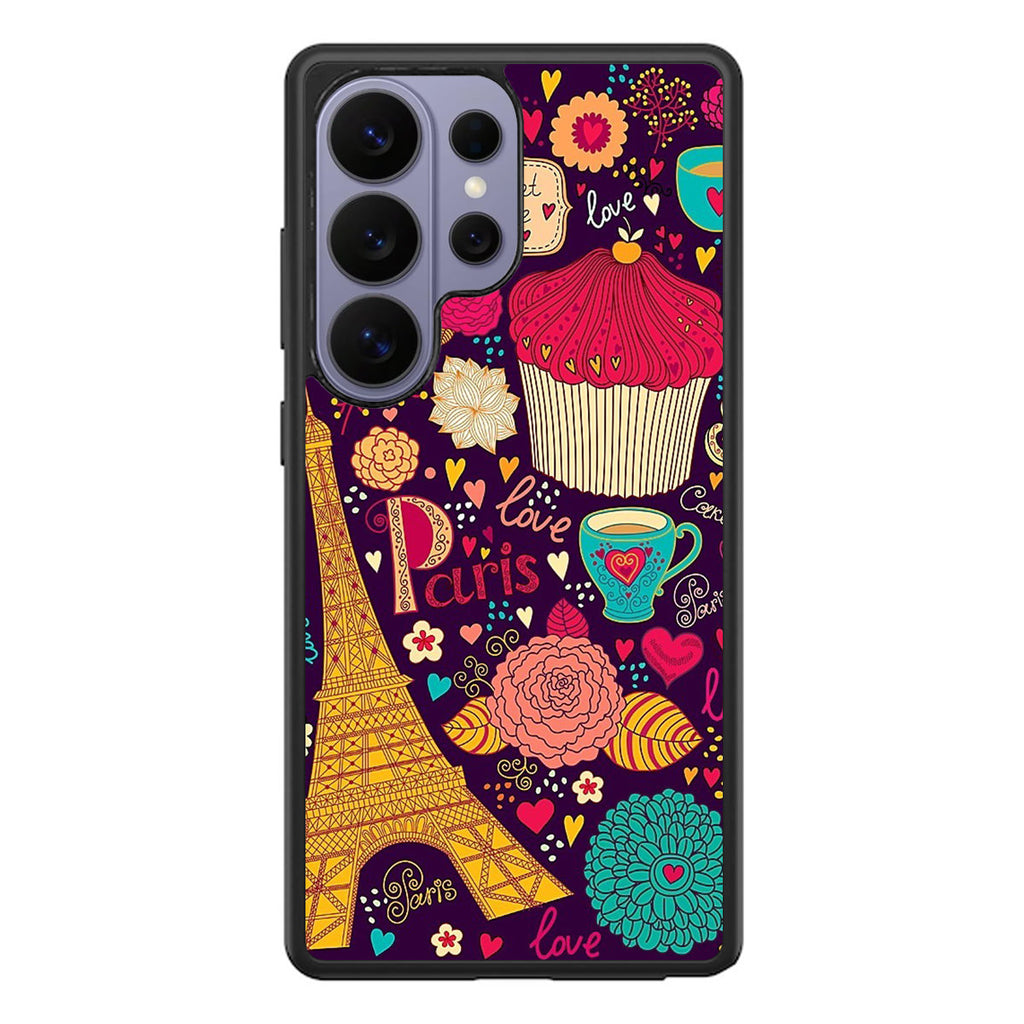 Vintage Love In Paris Samsung Galaxy S26 Ultra Case