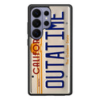 Back to the Future License Plate Outatime Samsung Galaxy S26 Ultra Case