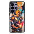 Charizard Inferno on Canvas Samsung Galaxy S26 Ultra Case