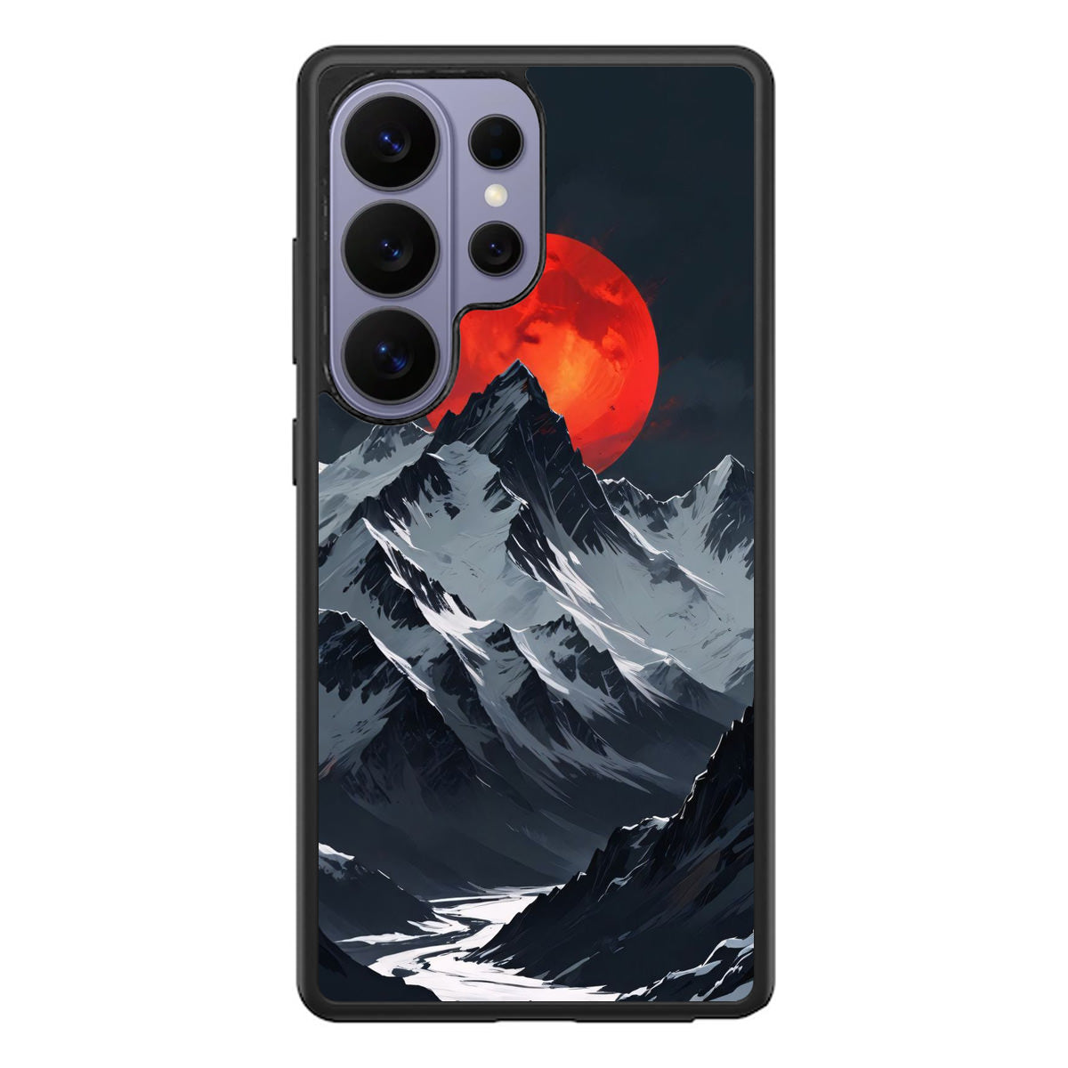 Crimson Eclipse The Mountain Samsung Galaxy S26 Ultra Case