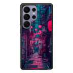Neon Veins of the Night Market Samsung Galaxy S26 Ultra Case