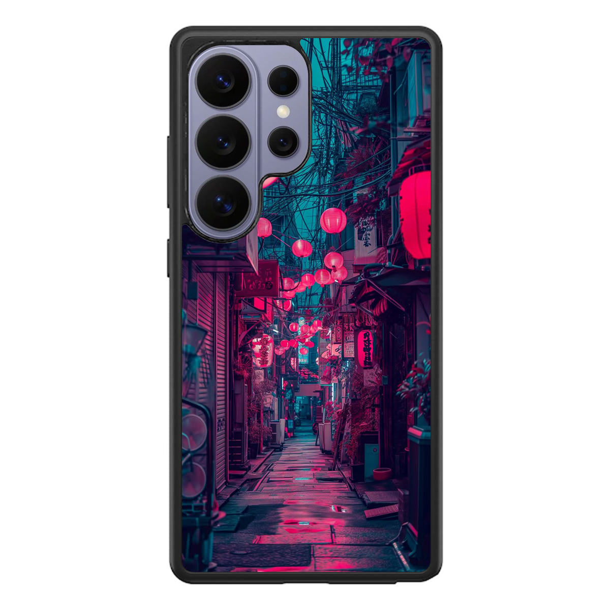 Neon Veins of the Night Market Samsung Galaxy S26 Ultra Case