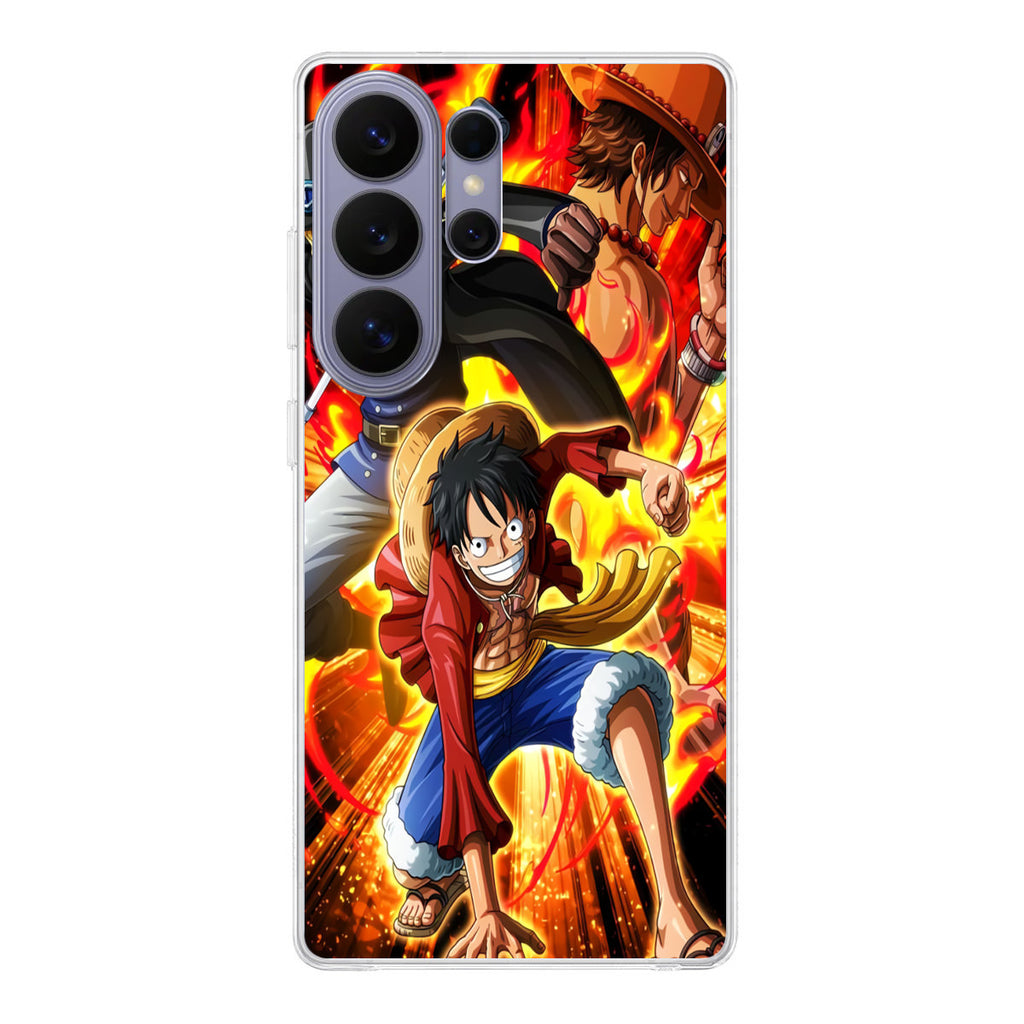 Ace Sabo Luffy Brotherhood Samsung Galaxy S26 Ultra Case