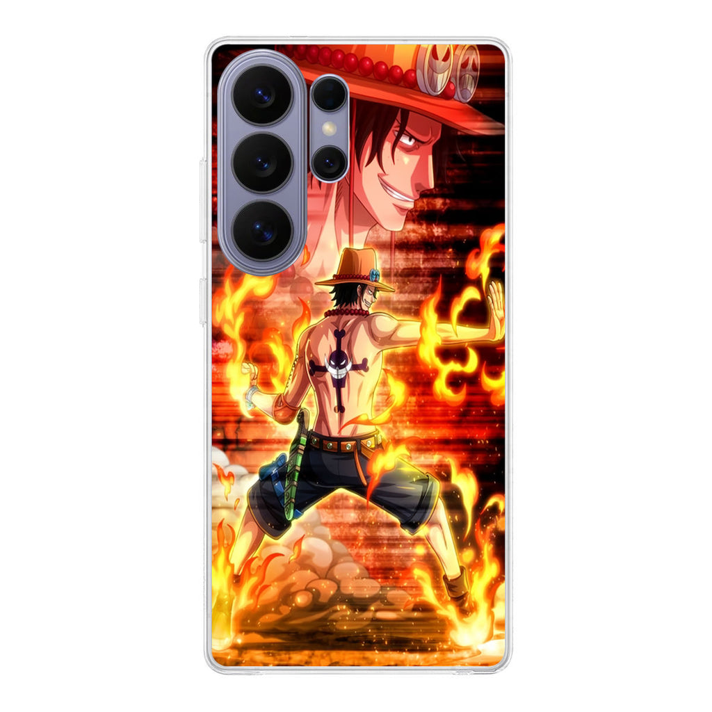 Portgas D Ace One Piece Samsung Galaxy S26 Ultra Case