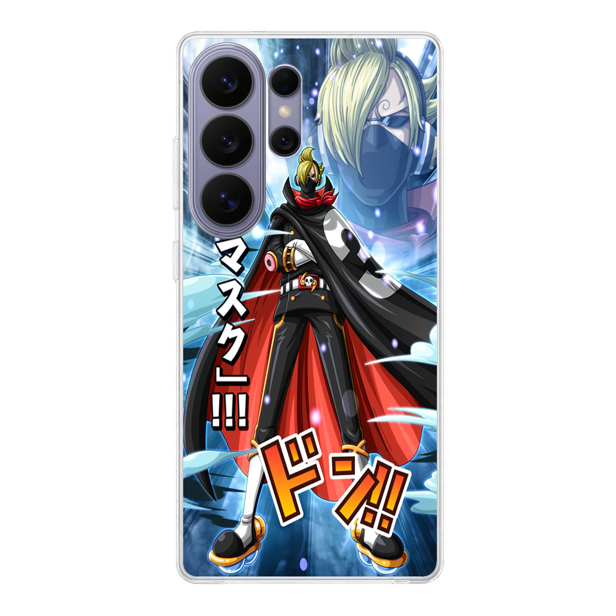 Stealth Black Sanji Samsung Galaxy S26 Ultra Case
