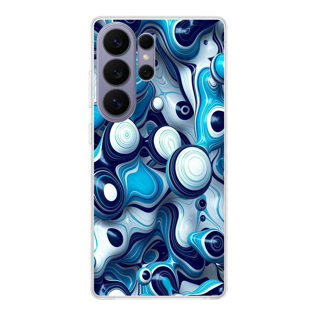 Abstract Art All Blue Samsung Galaxy S26 Ultra Case