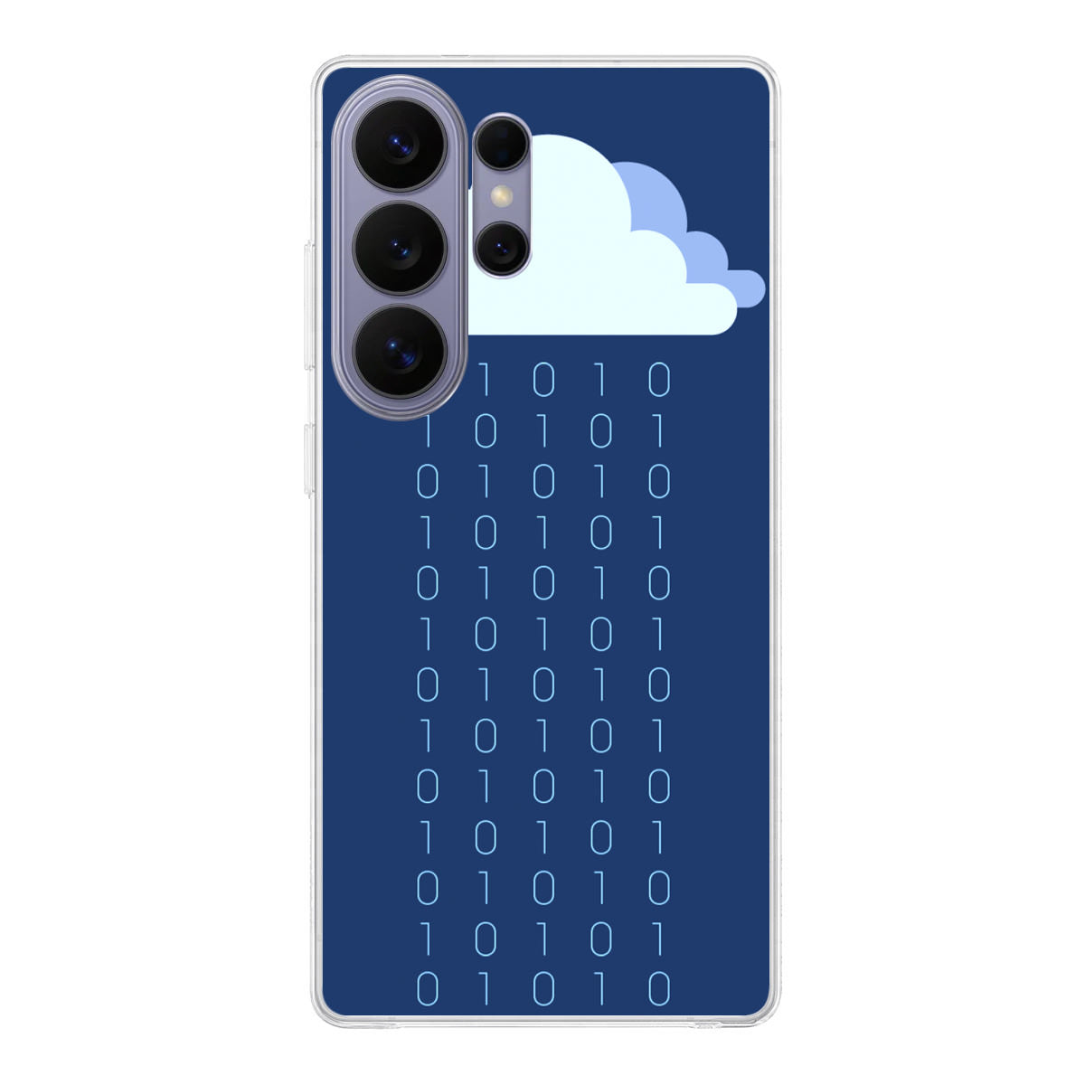 Abstract Binary Minimalist Samsung Galaxy S26 Ultra Case