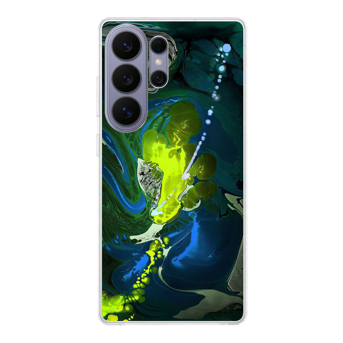 Abstract Green Blue Art Samsung Galaxy S26 Ultra Case