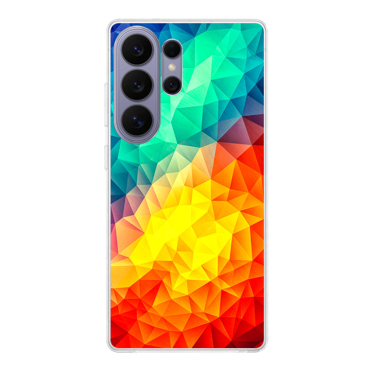 Abstract Multicolor Cubism Painting Samsung Galaxy S26 Ultra Case