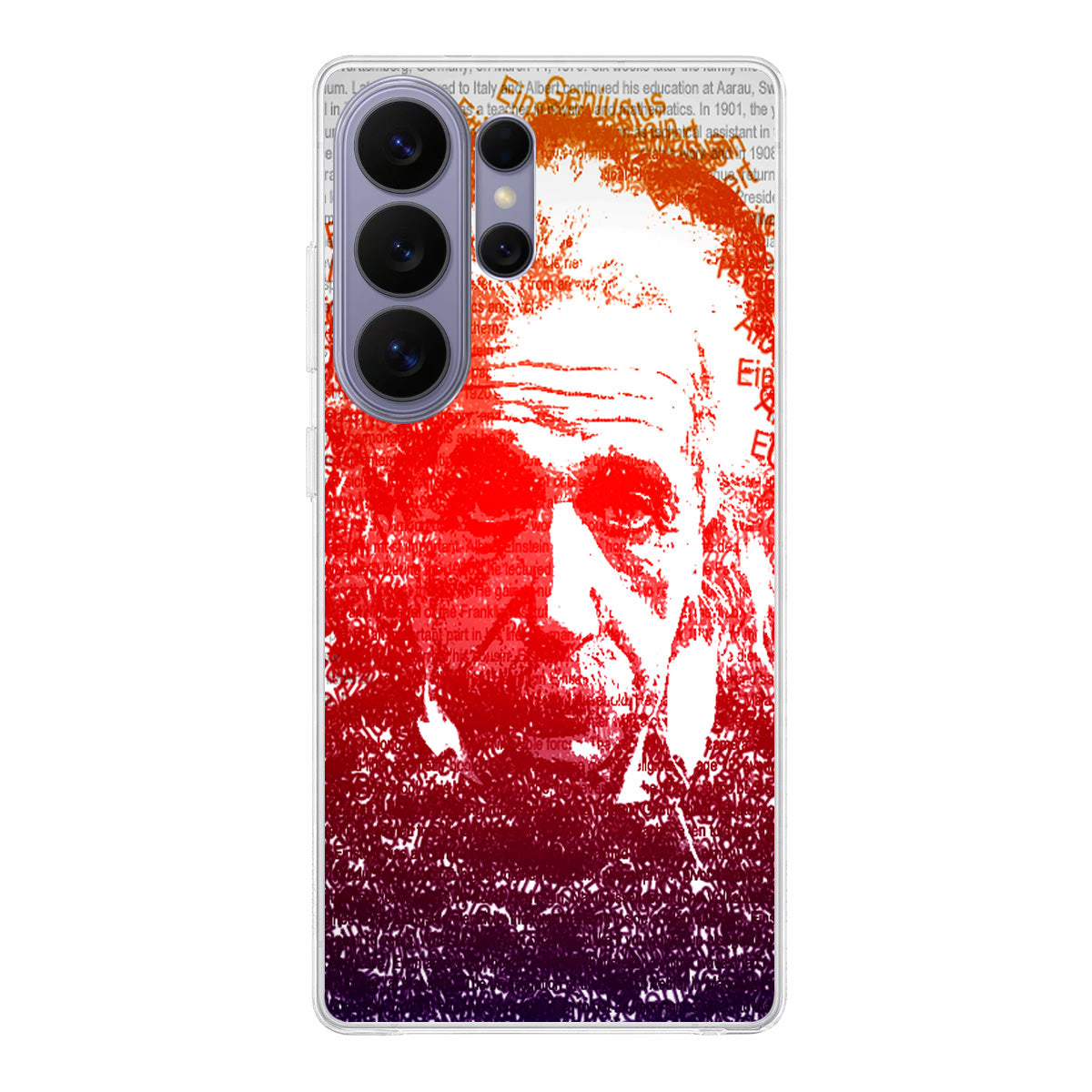 Albert Einstein Art Samsung Galaxy S26 Ultra Case