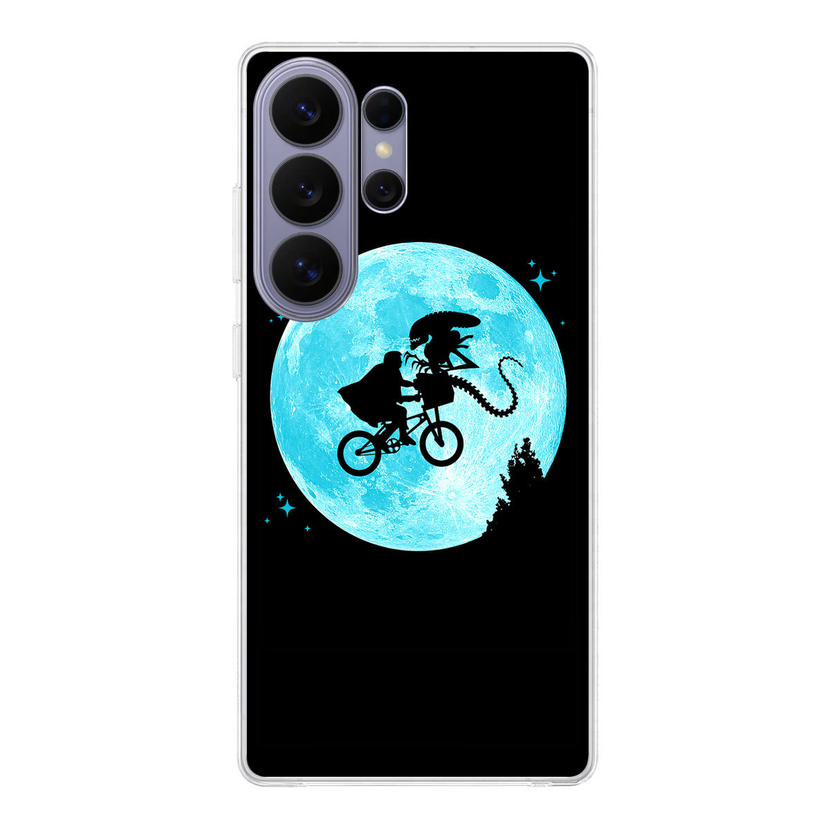 Alien Bike to the Moon Samsung Galaxy S26 Ultra Case