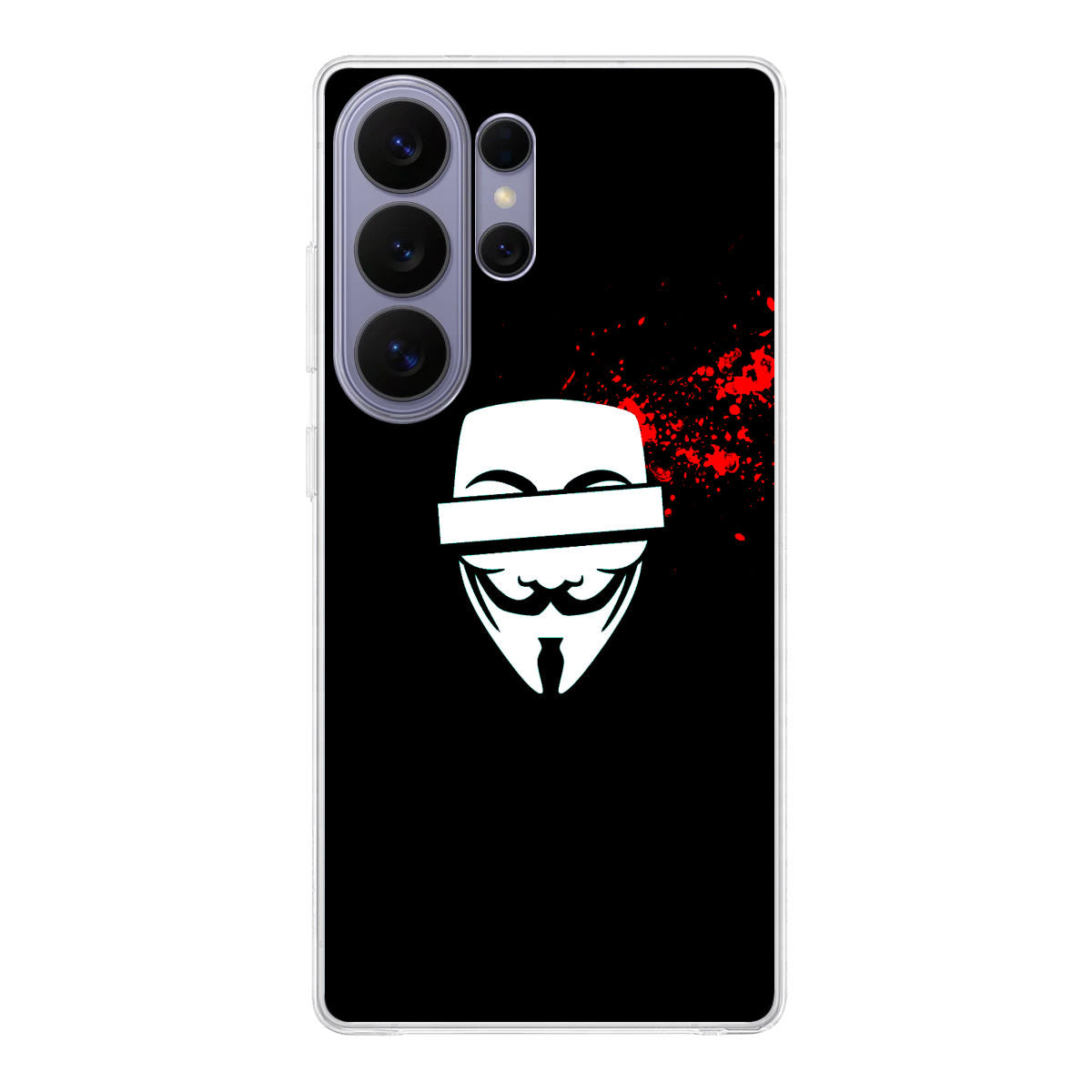Anonymous Blood Splashes Samsung Galaxy S26 Ultra Case
