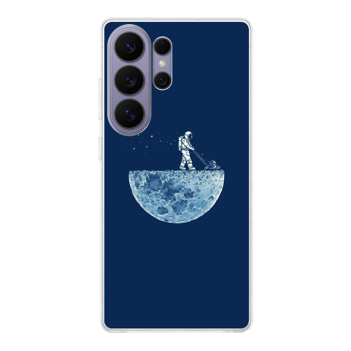 Astronaut Mowing The Moon Samsung Galaxy S26 Ultra Case