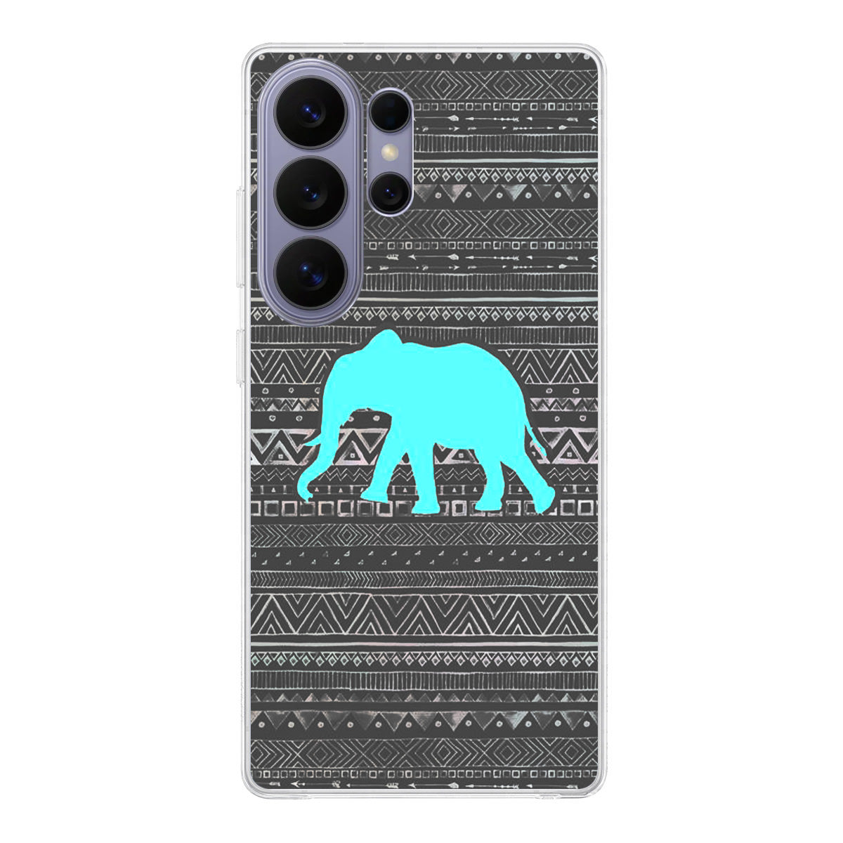Aztec Elephant Turquoise Samsung Galaxy S26 Ultra Case