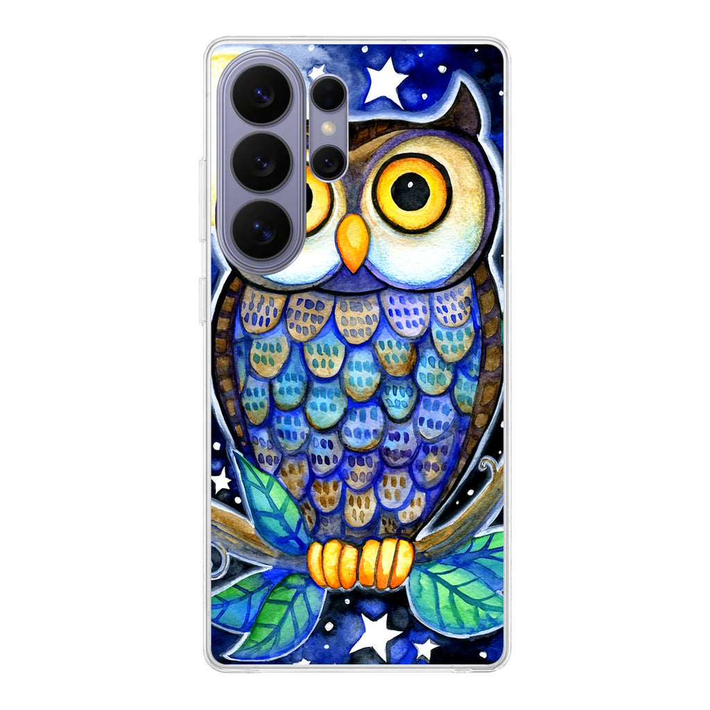 Bedtime Owl Samsung Galaxy S26 Ultra Case