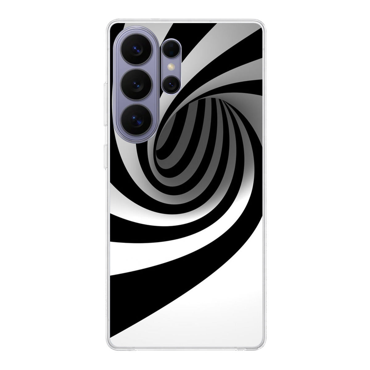 Black and White Twist Samsung Galaxy S26 Ultra Case