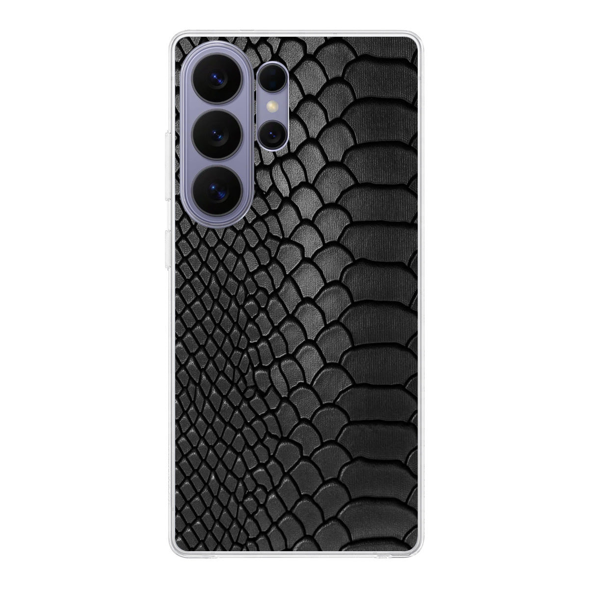 Black Snake Skin Texture Samsung Galaxy S26 Ultra Case