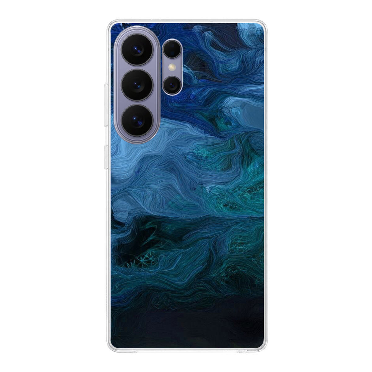 Blue Abstract Art Samsung Galaxy S26 Ultra Case